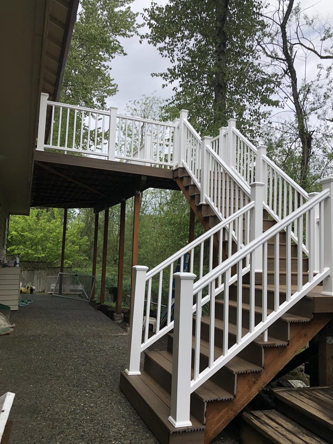 Deck and exterior home improvement project